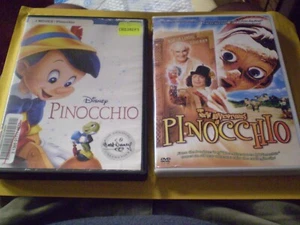 (2) Disney Pinocchio DVD Lot: Original Animated + New Adventures of Pinocchio - Picture 1 of 1