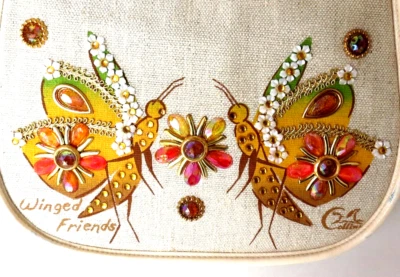 Bolso Cartera Enid Collins Of Texas Vintage - Amigos Alados - Mariposa Foto 1 de 4