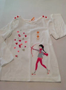 NWT Gymboree - Heart Bow and Arrow Girl Long Sleeved top   sz 5 - Bild 1 von 1