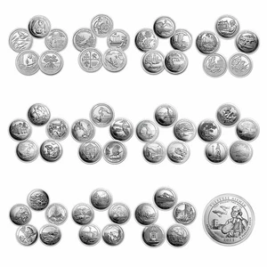 Complete 56-Coin 5 oz Silver America The Beautiful Set - Picture 1 of 13