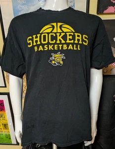 Wichita State University Shockers Basketball T Shirt 2XL XXL Nice WSU - Picture 1 of 2