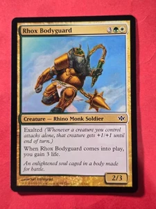 2009 Magic The Gathering Conflux #122 Rhox Bodyguard, C, NF, cd11 - Picture 1 of 3