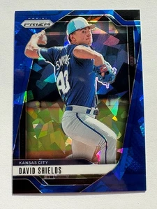 2025 Panini Prizm - David Shields #270 - Blue Cracked Ice - Royals - Bild 1 von 2