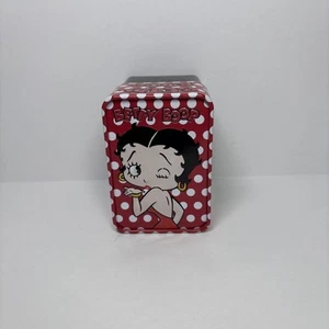 Reloj BETTY BOOP con 2 Dijes Corazón Colgantes Estrás Acento Blanco y Rosa ¡NUEVO! - Imagen 1 de 6