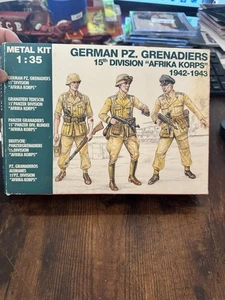 GERMAN PZ.GRENADIERS 15TH DIVISION AFRIKE KORPS 1942-1943 METAL KIT 1:35 ORYON - Picture 1 of 10