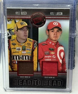 2014 Press Pass Redline Racing Head To Head Kyle Busch Kyle Larson #/75 NASCAR - Picture 1 of 2