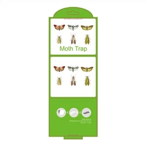 2 Piezas Adhesivo Comida Polilla Trampas con Feromonas Moscas Polilla Atrapa Cocina - Imagen 1 de 7