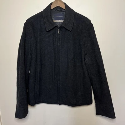 Banana Republic Men’s Wool Cashmere Coat Jacket XL Charcoal Gray Lined - Image 1 of 4