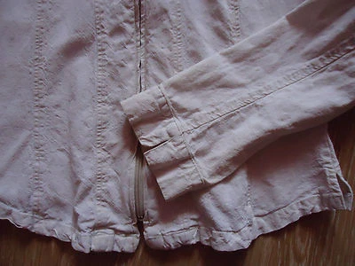 JACQUELINE RIU VESTE/BLOUSON.LIN/LYOCELLA.COLORIS ECRU.T:3. - Photo 1/4