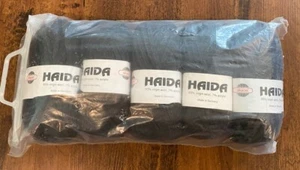Skacel HAIDA Yarn 5 Skeins 93% Virgin Wool 7% Acrylic Dark Brown NEW - Picture 1 of 3
