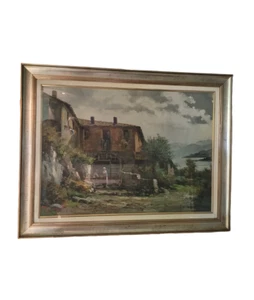 QUADRO OLIO SU TELA ERNESTO MAGROTTI - Foto 1 di 1