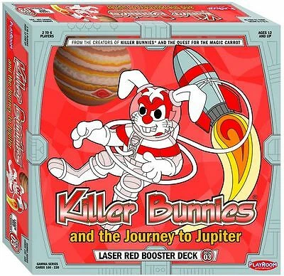 Killer Bunnies Jupiter Red Booster Card Game Ple41200 Playroom Entertainment