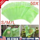 50X Fruit Net Bags Agriculture Garden Vegetable Protection Mesh Insect Proof