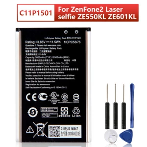Original Battery C11P1501 For Asus ZenFone2 Laser selfie ZE550KL ZE601KL Z00LD - Picture 1 of 6