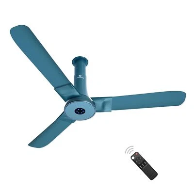 Atomberg 3 Blade 1200mm (47") BLDC Ceiling Fan with Remote 220V (Aegean Blue) - Image 1 of 4