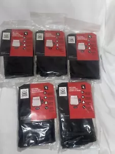 Lot Of (5) Chef Revival 605WAFH-BK, Waist Apron w/3pkts, Black, 24”w X 12”T - Picture 1 of 10