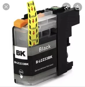 4 x Generic LC233 black Ink Cartridges for Brother J680DW,J880DW J5320DW,J5720 - Bild 1 von 2