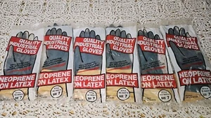 Lot Memphis 5407 Neoprene on Latex Gloves Size 7(For MEK Applications-INDUSTRIAL - Picture 1 of 6