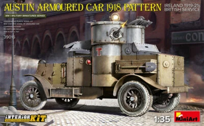 Austin Armoured Car 1918 Pattern Ireland 1919-21s British Service 1:35 Model Kit - Immagine 1 di 4