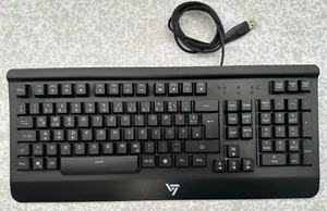 Professionell --beleuchtete Tastatur VicTsing PC149A DE Gaming  Gebraucht - Picture 1 of 3