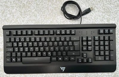 Professionell --beleuchtete Tastatur VicTsing PC149A DE Gaming  Gebraucht - Image 1 of 3