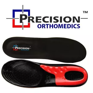 WORK BOOTS ORTHOTIC FOOT ARCH HEEL SUPPORT SHOE INSERTS MASSAGING GEL INSOLES - Picture 1 of 37