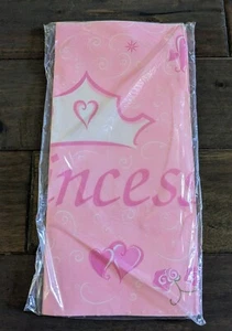 Disney Princess Birthday Party Decoration Pink Paper Tablecover NEW Hallmark - Picture 1 of 3