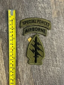 US made, Merrowed-edge, Special Forces Patch / SSI and Tab 1980s-2000s - Picture 1 of 2