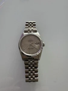 Rolex Datejust 36 Stainless Steel 116200 Rhodium Roman, Jubilee - Pre-owned - Picture 1 of 9
