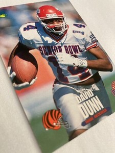 1995 Classic NFL Rookies Silver DAVID DUNN #80 RC Cincinnati Bengals