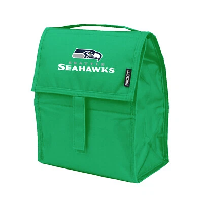 DOS (2) SEATTLE SEAHAWKS, INCREÍBLE BOLSA DE ALMUERZO/TOTE CONGELABLE DE KOLDER/PACKIT Foto 1 de 4
