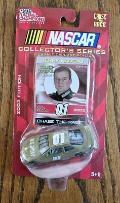 全新 Jerry Nadeau #01 美国陆军计时赛赛车冠军 NASCAR 压铸汽车 1: 64 — 第 1/3 张图片