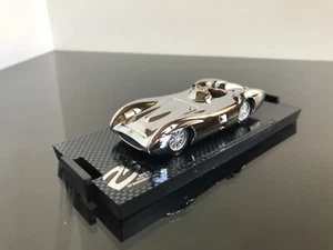 1:43 BRUMM MERCEDES W196C 25th Anniversary CHROME LIMITED EDITION - Picture 1 of 10