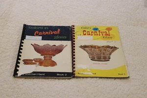 Lot -2 Colors In Carnival Glass Books, #s2 & 3. #2 is Signed By Sherman Hand - Picture 1 of 7