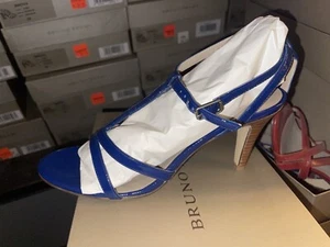 Bruno Premi Damenschuhe J6503 Blau Pumps Neu Gr:41 vernice edel sandale lack - Bild 1 von 6