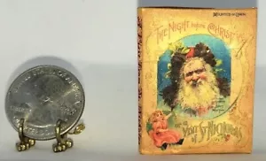 LIBRO IN MINIATURA SCALA 1:6 UNA VISITA DA SAN NICOLA SCALA DA GIOCO - Foto 1 di 6
