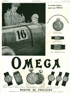 Publicité ancienne montres Oméga 1929 issue de magazine - Picture 1 of 2