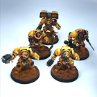 Imperial Fists Terminator Squad Space Marines Painted - Warhammer 30K 40K C835
