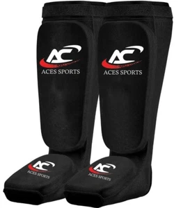 Shin Guards Kickboxing, MMA Shin Protecto,r MMA Leg Protection Shin Pads - Picture 1 of 9