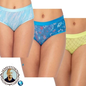 No Boundaries Juniors Hipster Panties Underwear 3XL Multicolor Sheer 3 Pack New - Picture 1 of 7