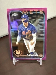 2024 Topps Chrome Pete Alonso #269 Pink Refractor New York Mets - Picture 1 of 2