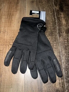 Rossignol Midweight Mens L Black Gloves Water Resistant iTip Smartphone Touch - Picture 1 of 7