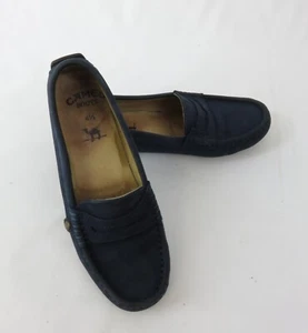 Vintage Camel Boots loafers Sole Leather Shoes 4.5 Rare Size Good Shape Blue - Picture 1 of 11