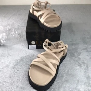 Lita By Ciara Gladiator Sandals in Sand Size 9 New in Box - Picture 1 of 13