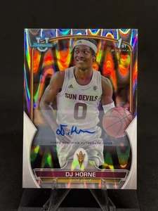 DJ Horne 2023 1st Bowman Chrome Prospect Lava Refractor Auto /199 #54 Sun Devils - Bild 1 von 2