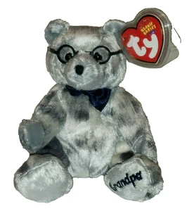 Ty Beanie Baby - GRANDFATHER the Bear (Internet Exclusive) MWMTs Stuffed Toy - Picture 1 of 6