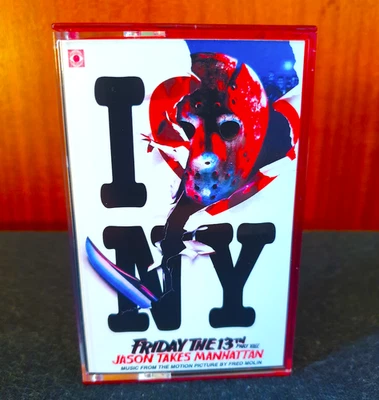 Friday The 13th Part 8 - Jason Takes Manhattan - CASSETTE SOUNDTRACK - V RARE!! - Image 1 of 4