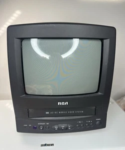 RCA 9" AC/DC Gaming TV/VCR Combo Retro CRT TV T09082 Untested No Power Cord - Picture 1 of 16