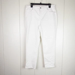 Pantalones Chicos para mujer talla 2R EE. UU. 12R tan adelgazantes novia pierna delgada tobillo recortado - Imagen 1 de 14