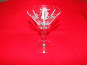 Morgantown Sunrise Medaillon Vorbau, 5,25" hoch, blau, Exc. Cond. - Bild 1 von 8